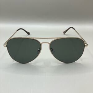 Emanuel Ungaro Sunglasses Frames Gold Tortoise Aviator Style with Soft Case GUC